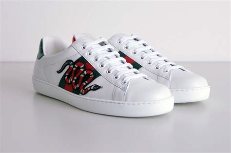 ace embroidered sneaker gucci ebay|gucci white platform sneakers.